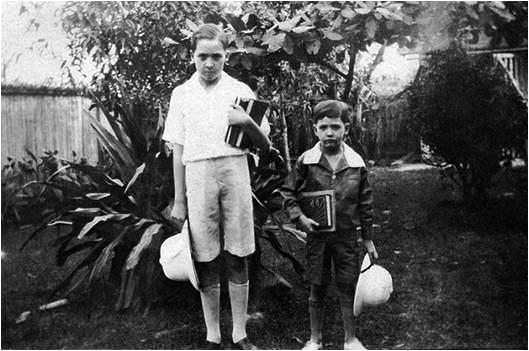 Franklin and George Irwin, date unknown. Courtesy Bonnie Burnett.