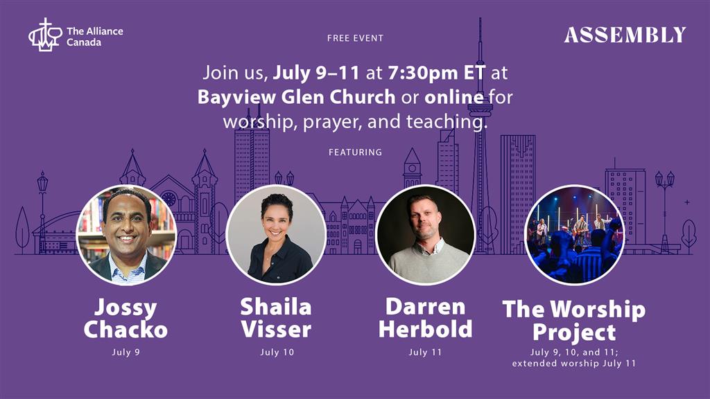 Come and join us at the General Assembly Evening Sessions